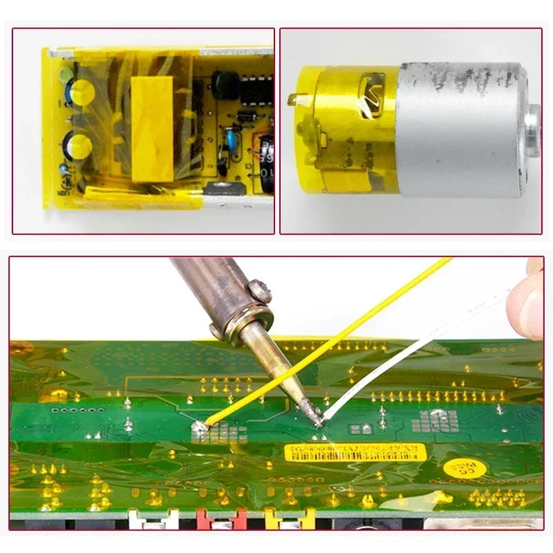 3-100mm Gold High Temperature Heat BGA Tape Thermal Insulation Electronics Board Protection Polyimide Adhesive Insulating Tape
