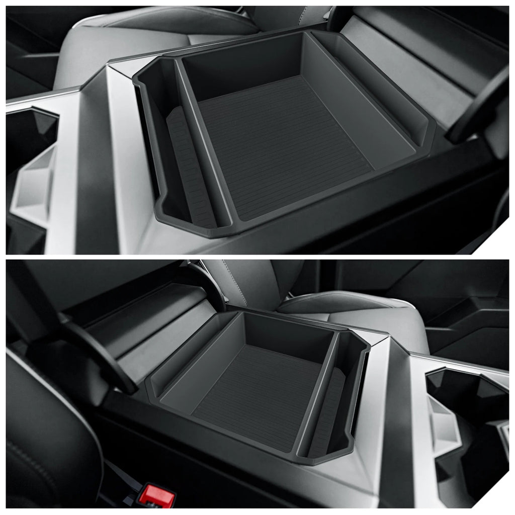 Smabee for Tesla Cybertruck 2024-2026 Car Center Armrest Storage Box Organizing Tidying Tray Auto Pickup Interior Accessories