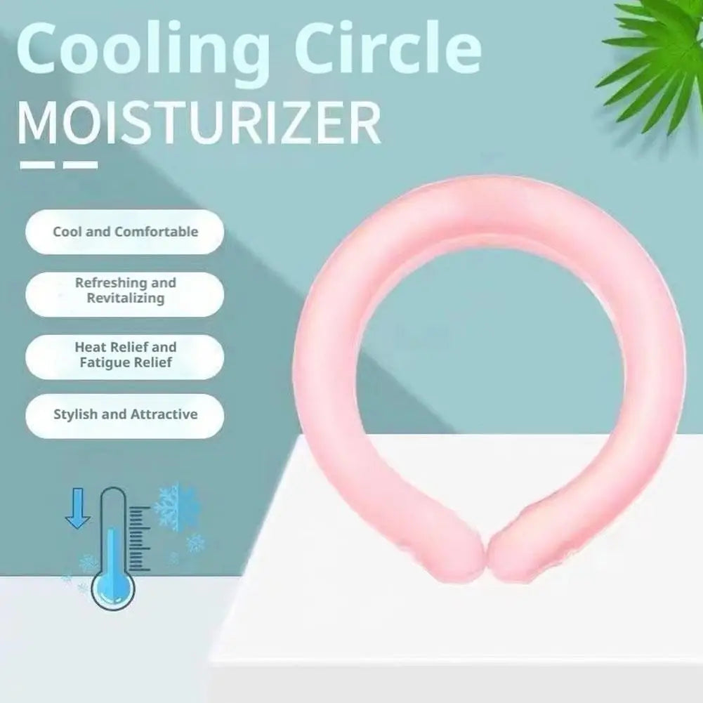 High-quality Summer Neck Cooling Ring Collar Tube Reusable For Outdoor Running Fishing Cycling Travel Cold Therapy Accessory
