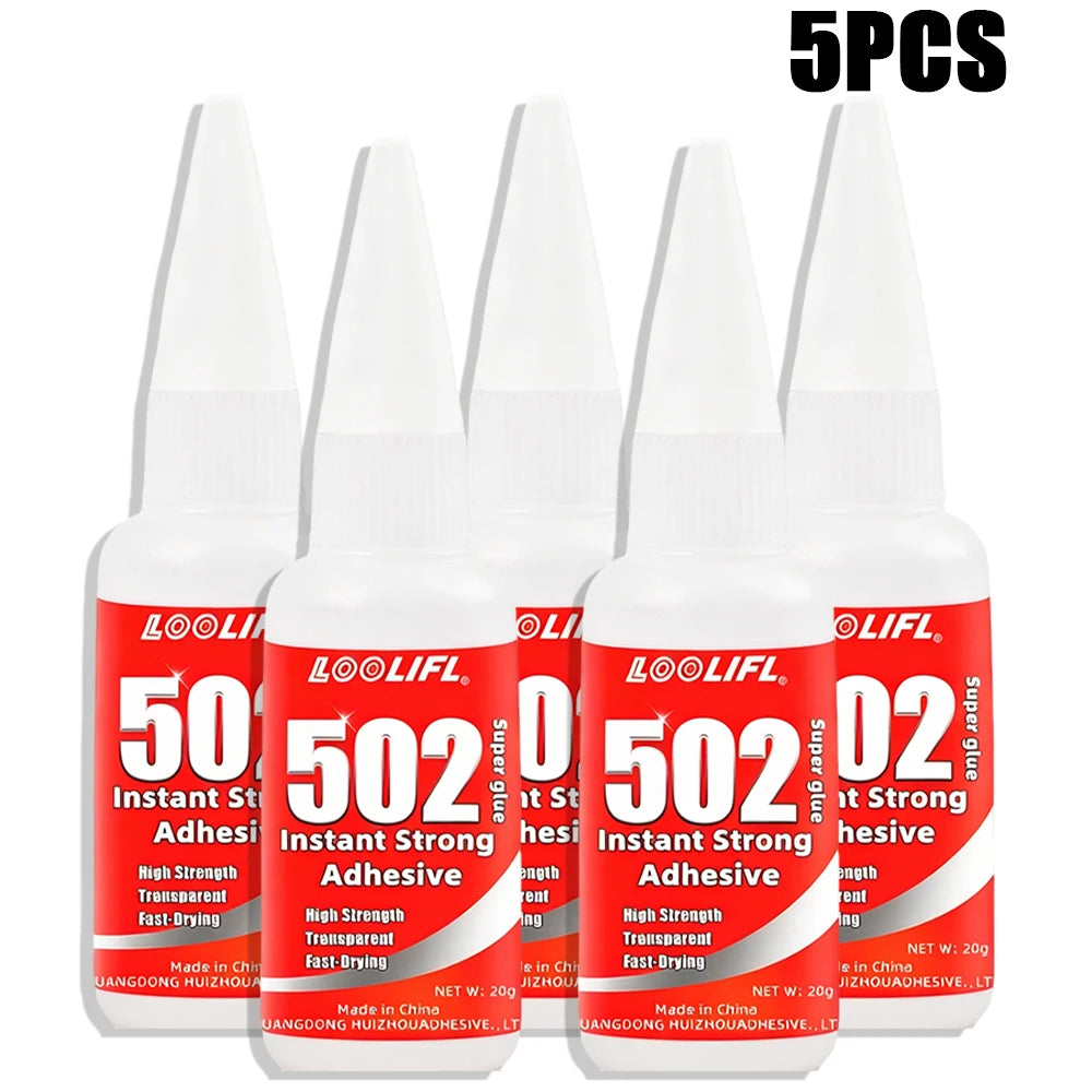 Instant Super Glue High Strength Quick Dry Household DIY Craft Repair Adhesive for Hard Materials Metal Ceramic Wood Ornaments
