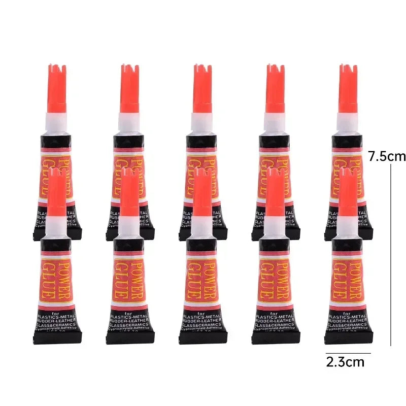 60/10PCSLiquid Super Glue Wood Rubber Metal Glass Cyanoacrylate Adhesive Stationery Store Nail Gel 502 Instant Strong Caulk