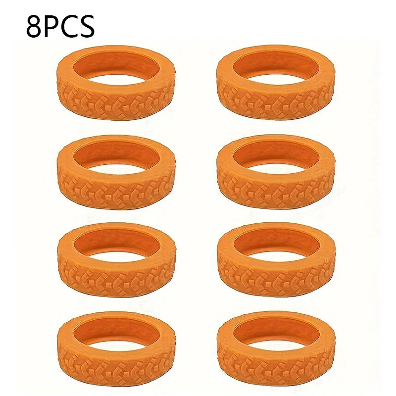 8pcs Luggage Wheel Protection Cover, Silicone Wheel Cover, Luggage Wheel Cover Cover, Noise Proof Foot Cover, Luggage Racks