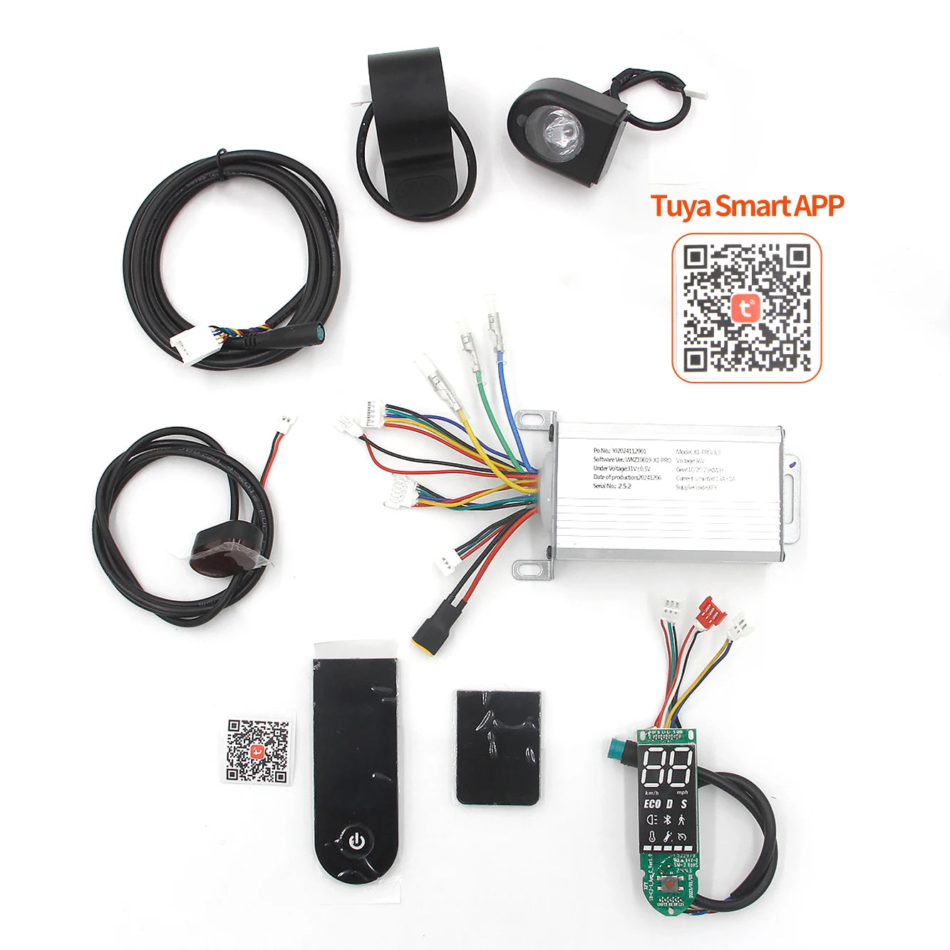 350W 36V 15A 8.5 inch Scooter Controller Motherboard Bluetooth with Tuya Smart for FOSTON X-Play DIGMA Scooter Max Speed 30 Km/h