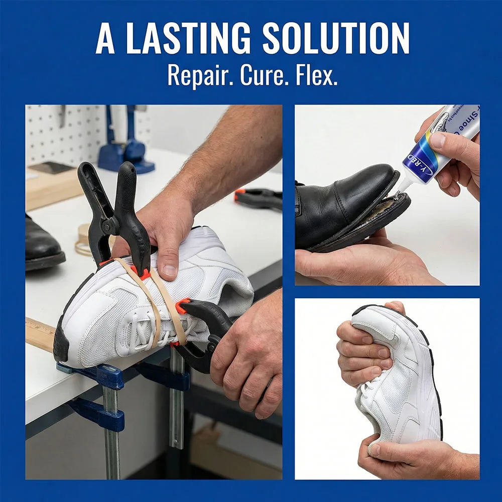  Strong Fast Dry Waterproof Shoe Repair Glue 25/60ml Universal Adhesive for Sneakers Boots Leather Shoes