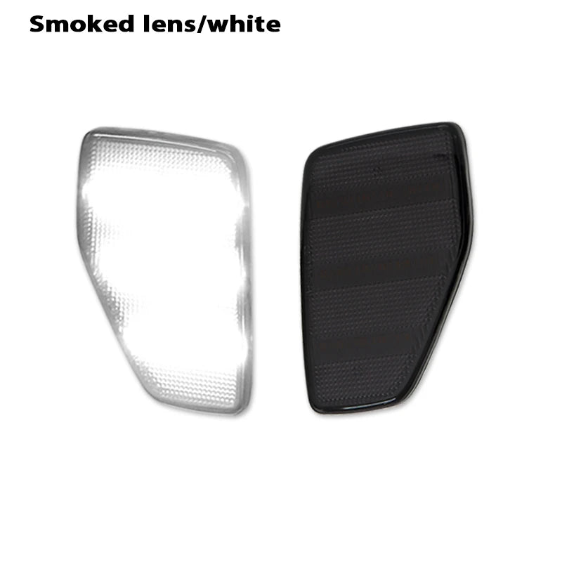 iJDM Car Amber Triple-Row LED Strip Front Fender Side Marker Lights Compatible With for Hummer H3 H3T Turn Signal Light 06-2010