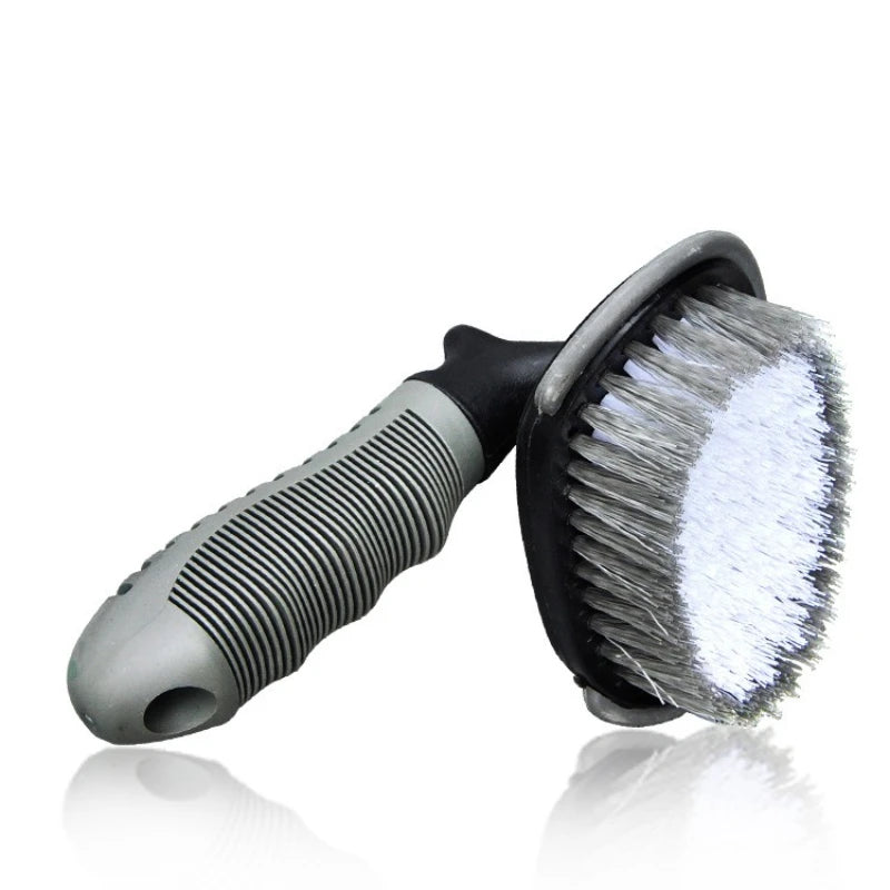 Car Wheel Brush Kit Tire Rim Cleaning Brush Set Heavy Duty Scrubber for Rims and Tires with Extendable Handle Car Wash Tool