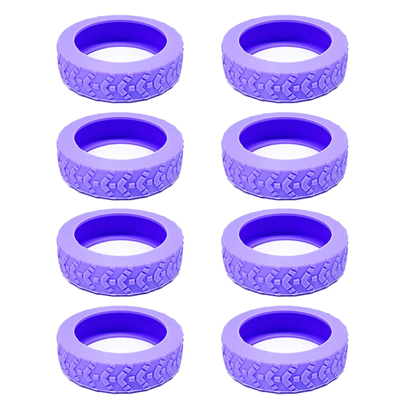 8PCS Silicone Suitcase Wheel Protection Case,Low Noise Trolleys Case Wheels Protector,Universal Wheels Guard Cover Accessories