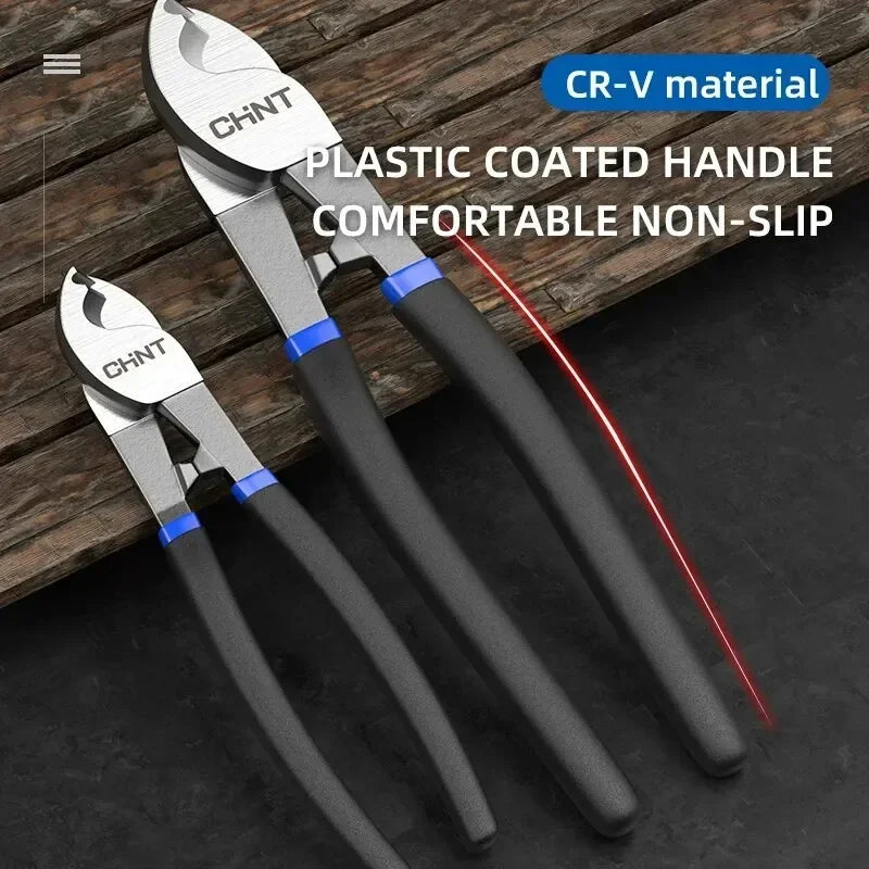 Insulated Cable Cutter Wire Stripper Electrician Shears Pliers Scissors Cutting Tools Manual 6/8/10 Inch Stranding Pliers
