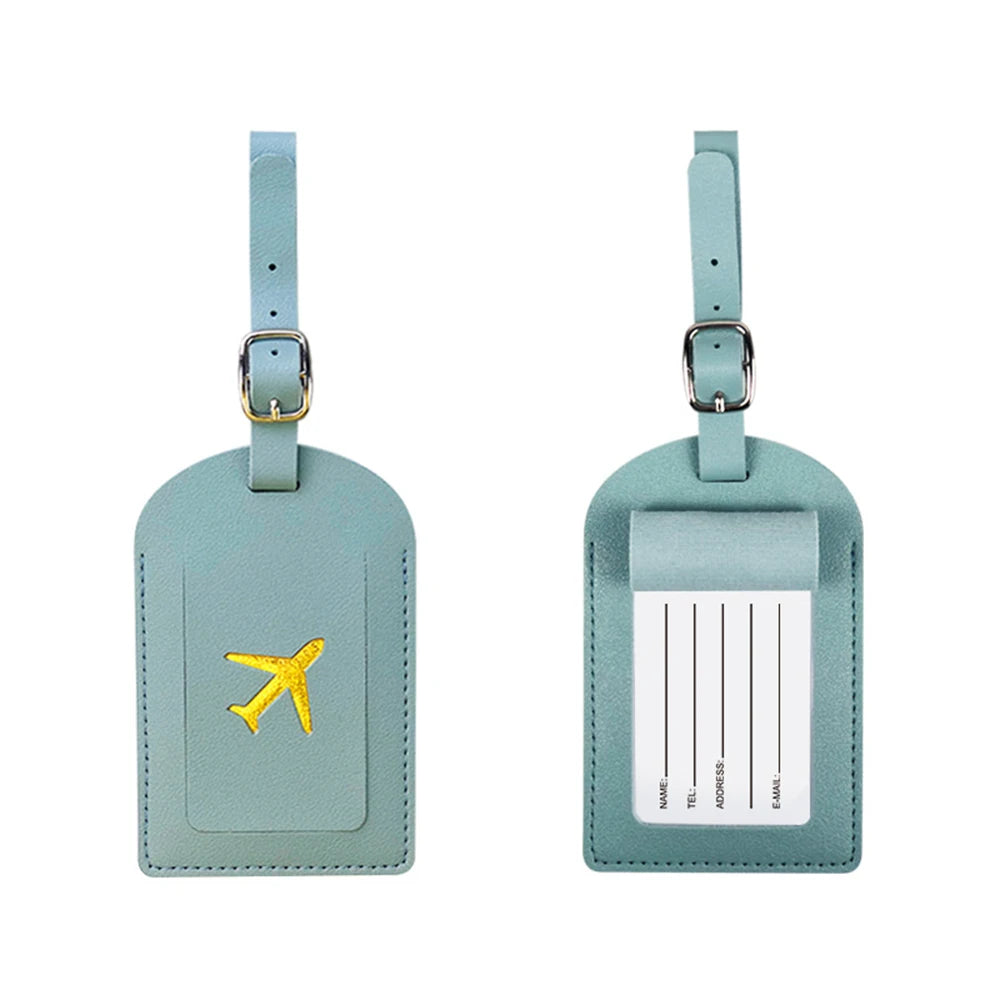 Personalized Name Luggage Tag Custom Letters DIY Gift Airplane ID Address Label Holder Women Men Suitcase Travel Accessories