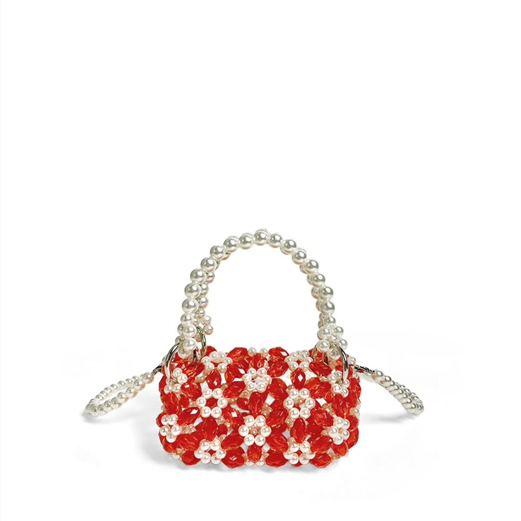 Handmade mini bag 2024 new children's gift dopamine colorful bead bag crossbody red envelope