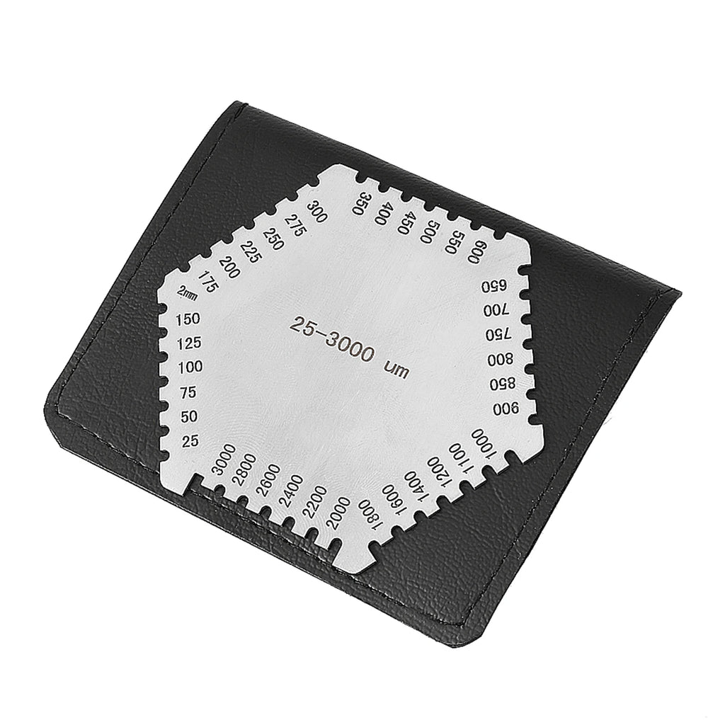 Comb Gauge Stainless Steel wet film Comb Wet Film Gauge High Precision Stainless Steel Wet Film Comb 25-3000um Thickness Gauge