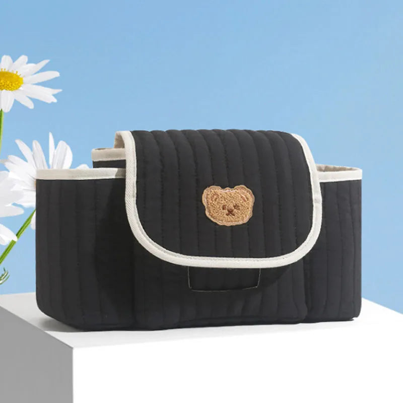 Bear Baby Diaper Bag Newborn Milk Bottle Holder Bags Mummy Storage Bag for Baby Stuff Collection Stroller Accessories Baby Care