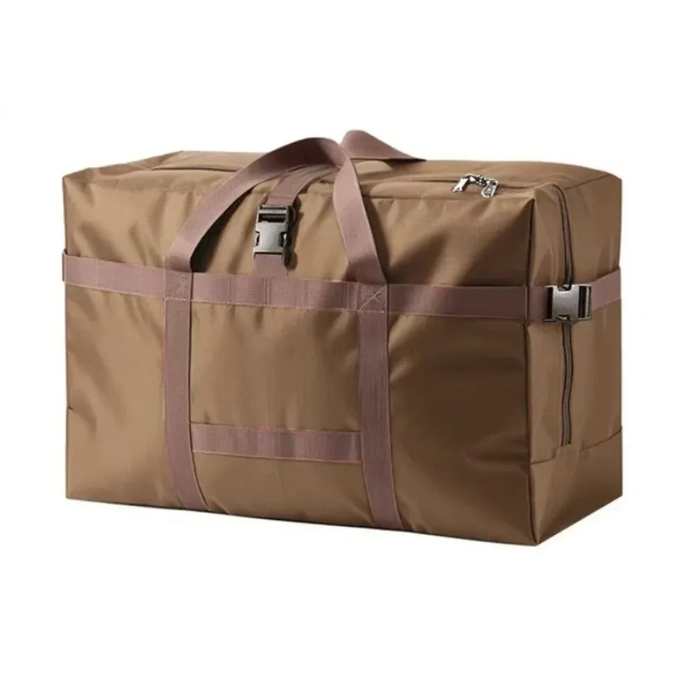 Large Capacity Travel Duffle Bag Waterproof Handheld Folding Travel Luggage Bag Oxford Business Trip Messenger Bag Travel