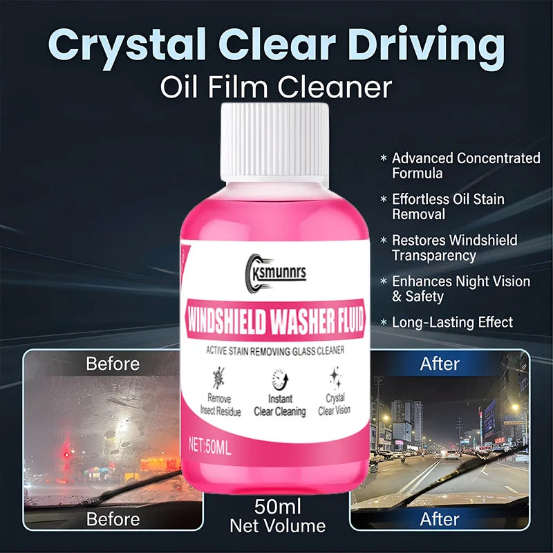 Nano Glass Rain Repellent, Anti-Fog Spray for Car Windows, Helmets, Windshields, And Interior Glass, 2026 Rainy Season Cleaning