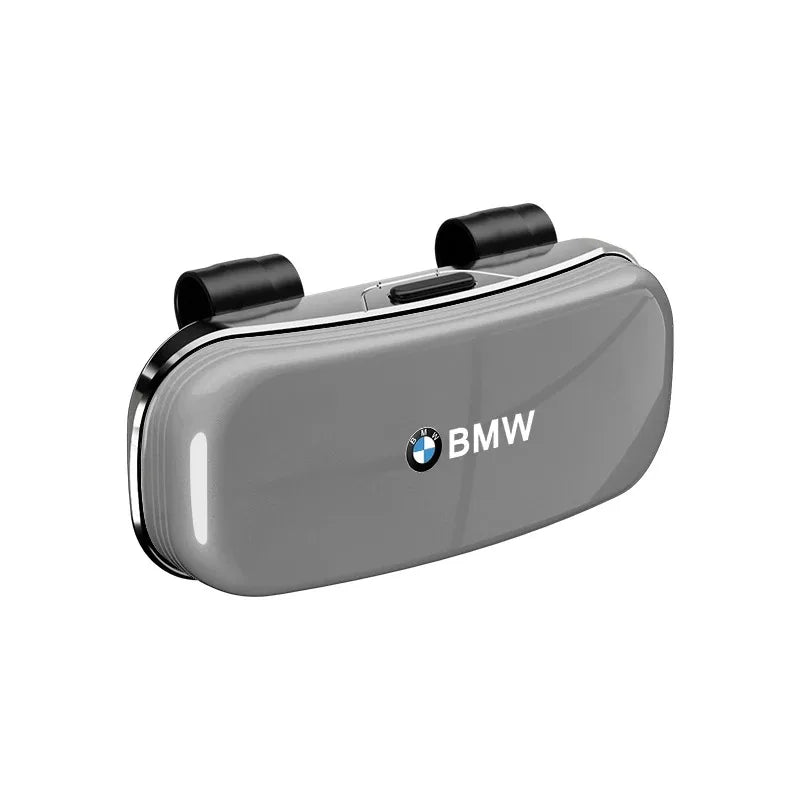 Car Visor Glasses Box Auto Sunglasses Storage Case Accessories For BMW G80 G06 G07 G42 G14 G15 G16 F82 F20 F21 F83 M2 / Stickers