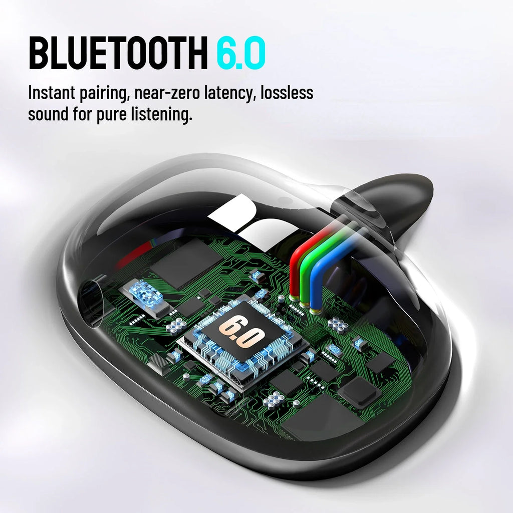 Monster Airstar A02 OWS Bluetooth 6.0 Ear Clip Headphones HiFi Stereo Sport Earbud Open Ear Air Conduction TWS Wireless Earphone