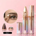 Face Hair Remover LED Ligh Painless Hair Shaver Trimmer Blade Facial Hair Removal 2 IN 1 Electric Eyebrow Trimmer Razor