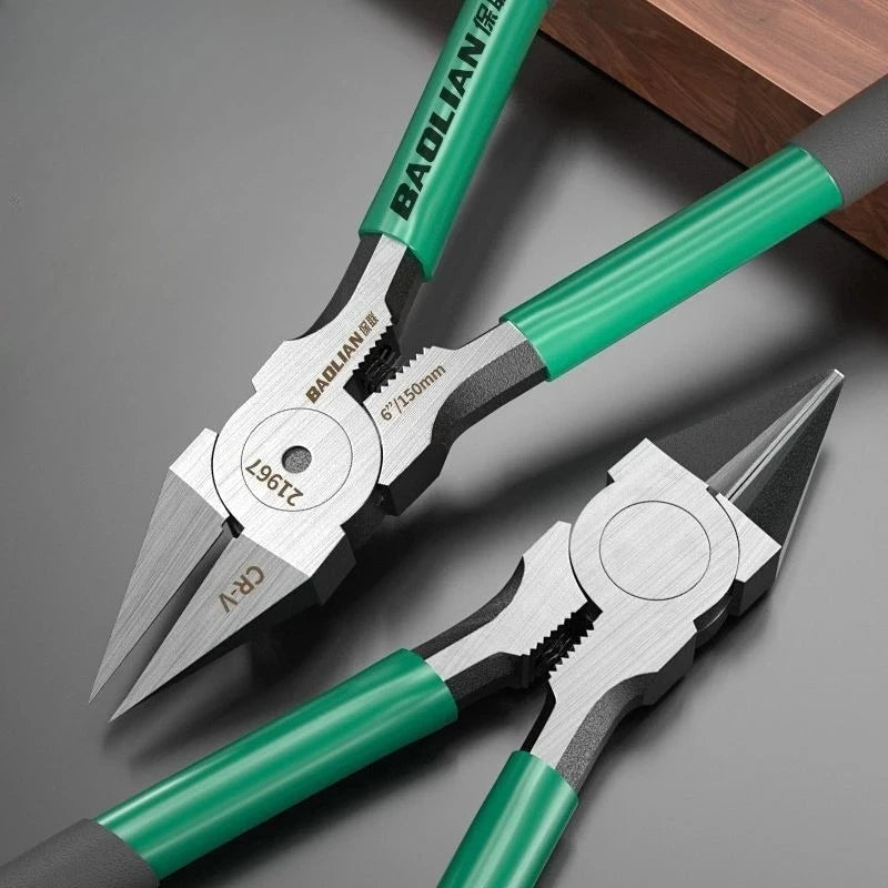 Industrial Grade Electrician Small Diagonal Pliers 5/6/8-Inch Sharp Side Mouth High Hardness Manual Tool for Plumbers And Electr