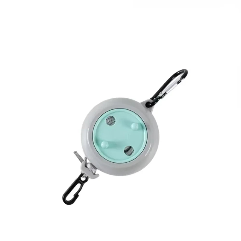 10m/32.8ft Retractable Clothesline Washing Line Travel Clotheslines, Portable Laundry Rope Adjustable Drying line Indoor Outdoor