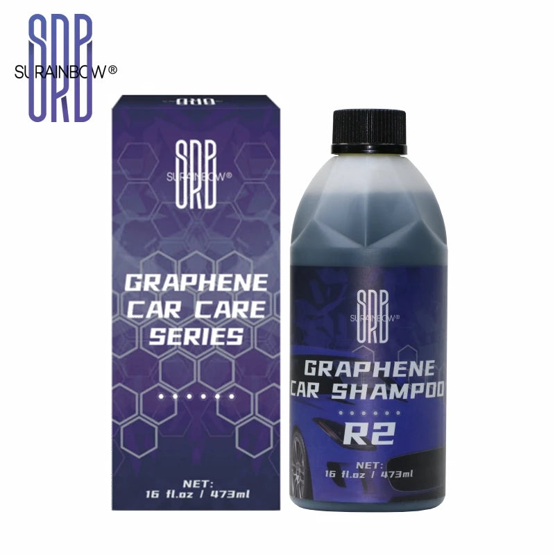 Graphene Car Wash Soap - High Foaming Graphene Infused Car Soap - Ads Hydrophobicity, Powerful Cleaner & Protection,16 oz/473 ml