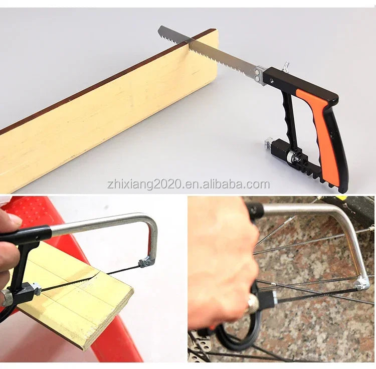 Mini 8 IN 1 Multi Purpose Magic Handsaw Hacksaw Set for Woodworking DIY Yellow,Sharp Durability Portable Handmade/Household