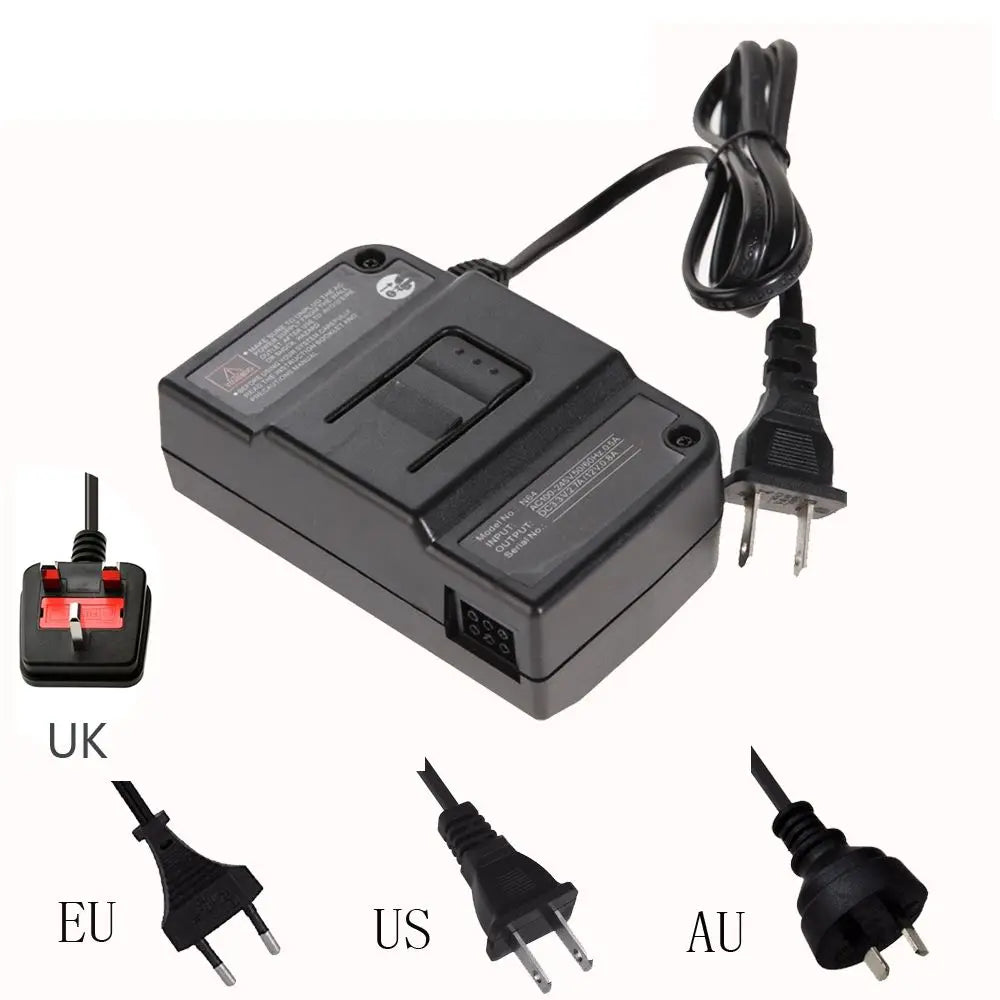 Nintendo 64 Charging Cord  AC Power Supply Power Adapter Cord US/EU/UK/AU Plug Power Supply Accessories