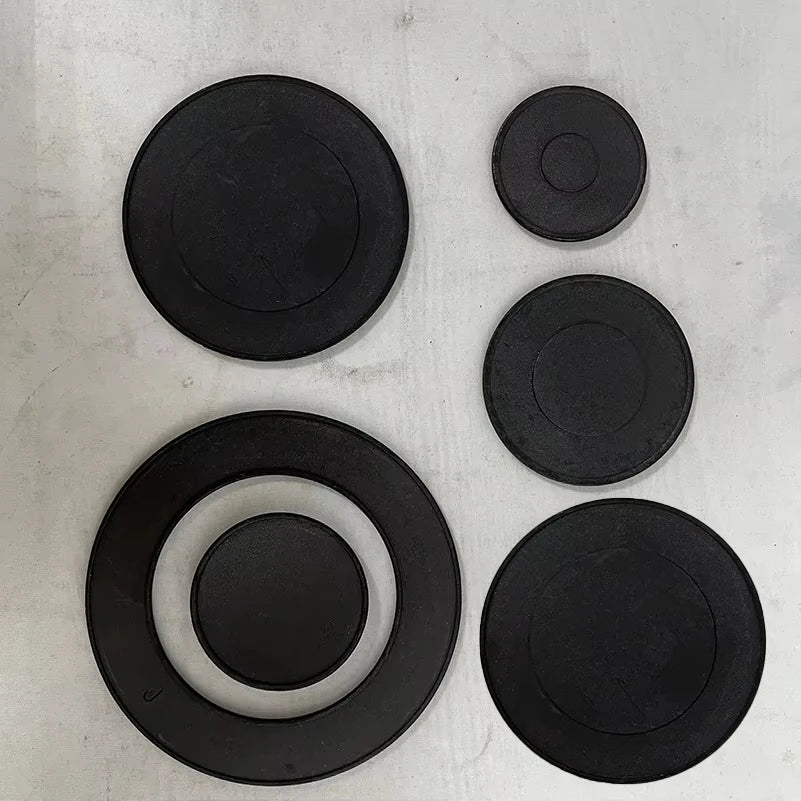ABBCD 3MM Heavy Durable 130/100/100/75/55mm 5pc a Set Stove Cap Burners Without AL Seat