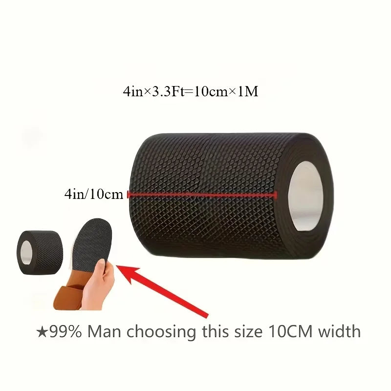 Self-Adhesive Shoe Sole Protector Non-Slip Noise-Reducing Repair Tape for High Heels Sneakers Sandals Anti-Wear Sticker