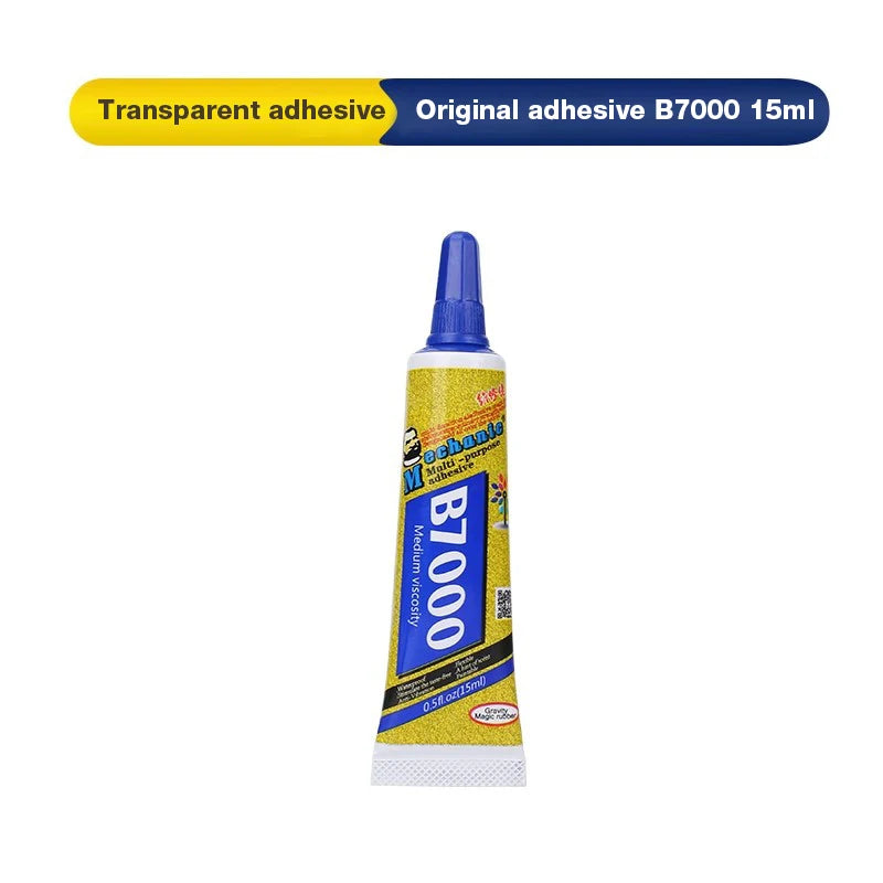 T7000 Black Multi-purpose Adhesive Glue 110ml Mechanic Medium Viscosity for Phone Repair Fabric Leather Crafts