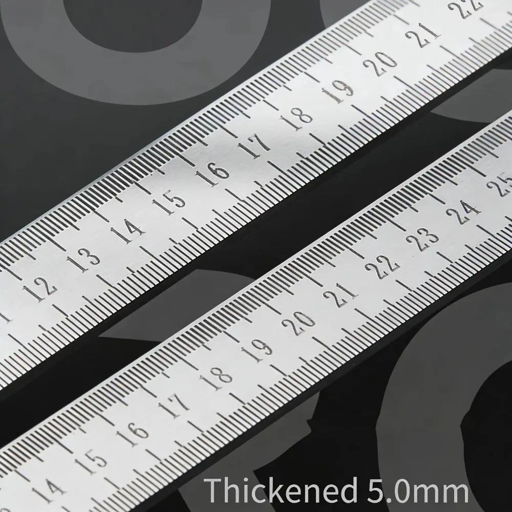 2026Stainless Steel Ruler - 20" Professional Measuring Tool & Emergency Window-Breaking Lifesaver