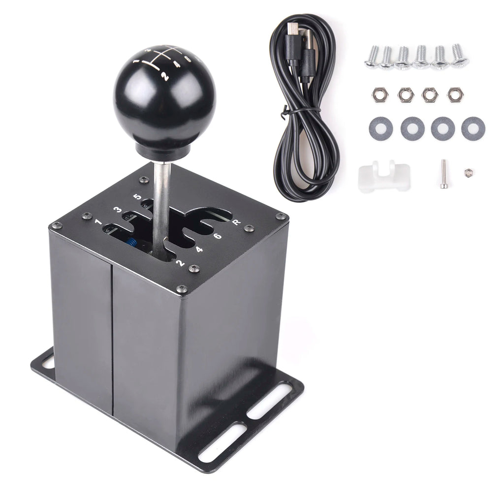 PC  Simracing Racing Game USB H Gear Shifter For Logitech G27 G29 G25 G920 For Thrustmaster T300RS/GT Shift Knob For ETS2