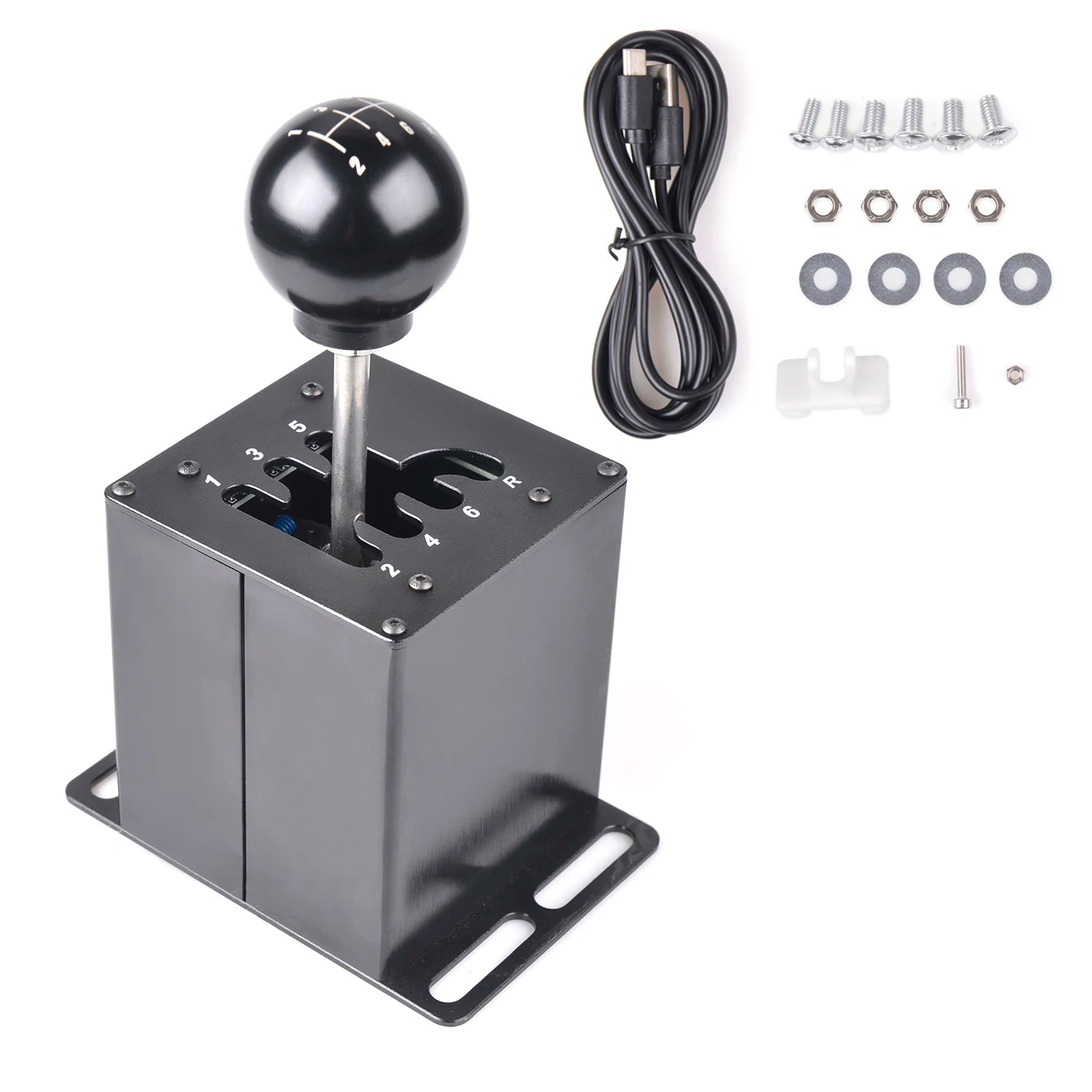 PC  Simracing Racing Game USB H Gear Shifter For Logitech G27 G29 G25 G920 For Thrustmaster T300RS/GT Shift Knob For ETS2