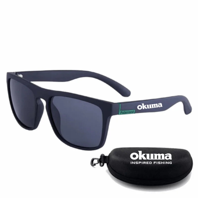New 6 color okuma fishing glasses men women polarized cycling glasses outdoor driving and hiking anti glare UV400 sunglasses