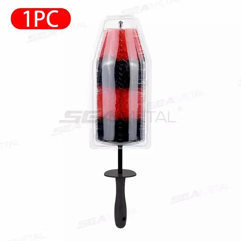 SEAMETAL Car Wheel Cleaning Brush Long Handle Car Wheel Rim Hub Cleaning Brush Tire Detail Brushes for Car Wash Accessories