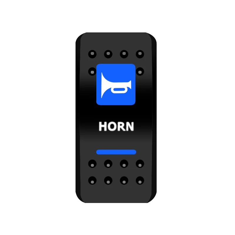 BANDC Rocker Switch Cover (No Switch) Anchor Bilge Pump Labels Cap for Car RV Marine Dash Panel Boat Accessories Carling Switch
