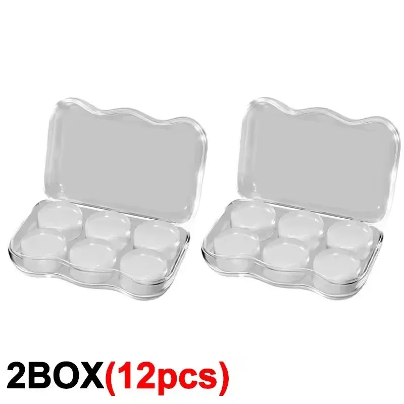 Moldable Soft Ear Plugs for Sleeping Waterproof Noise Cancelling Wax Reusable Earplugs for Swimming Flying Studying Earbuds