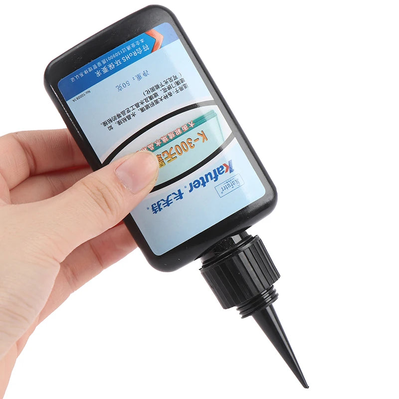 50ml UV Glue Curing Adhesive K-300 Transparent Crystal Glass Adhesive Gule