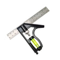 Stainless Steel Angle Square Measuring Tools Durable Adjustable Spirit Level 45/90 Degree Angle Precise Angle Ruler Woodworking