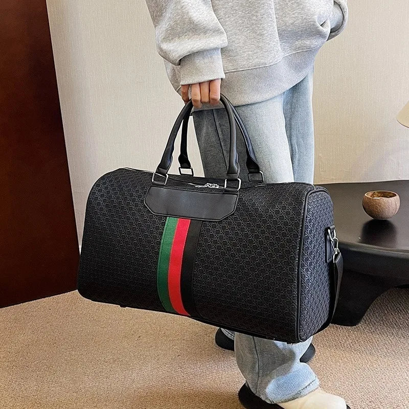 Trendy Unisex Travel Bag Waterproof Shoulder Crossbody Bag Large Capacity Sports Fitness Bag High Quality Casual Luggage Handbag