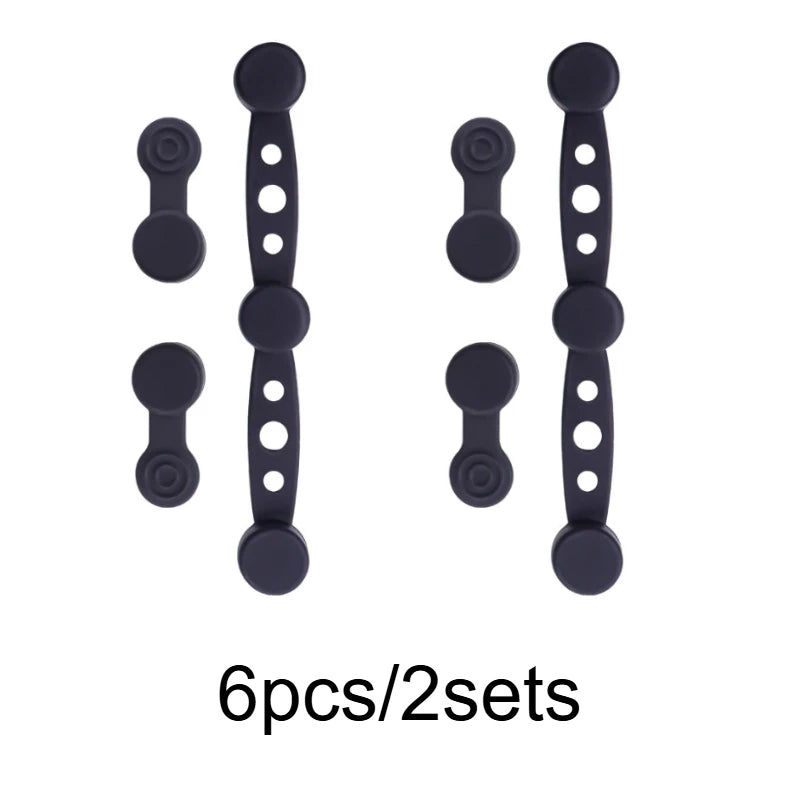 6pcs/2sets Magnetic Silicone Buckles for Air Fryer - Non-Stick Parch Clips, Magnetic Fasteners, Compatible with /Air Fryer Ovens