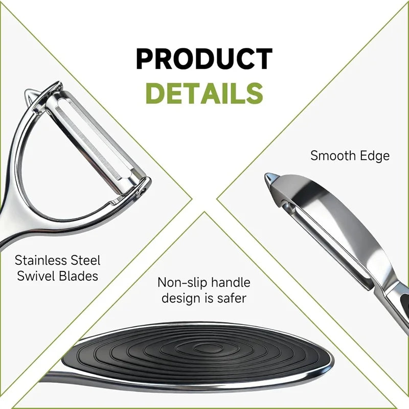 Stainless Steel Vegetable Peeler Home Potato Peeler Multifunctional Carrot Grater Fruit Tool Gourmet Pelador Kitchen Accessories