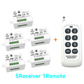 Mini Wireless Smart Light Switch with Remote Control 1000M Distance 433 Mhz RF Relay Receiver 220V Swi