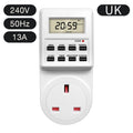 Digital Electronic Timer Switch Socket Kitchen Timer Outlet 24 Hour Programmable Timing Socket EU UK AU US BR FR IT TH Plug