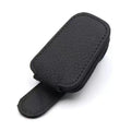 Sunglasses holders are compatible with car sunshades. They feature magnetic leather sunglasses clips and B-type clips.