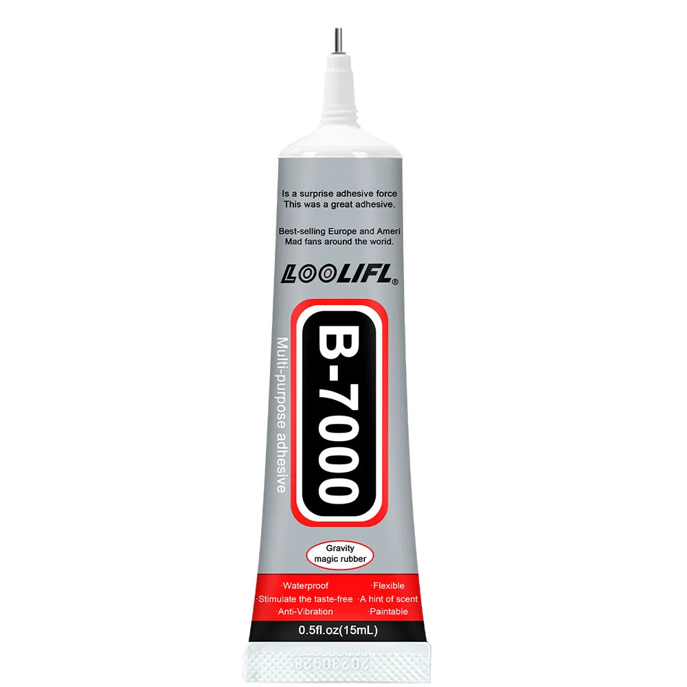 B7000 Clear Liquid Glue Soft Adhesive Cell Phone Screen Repair Glue DIY Jewelry Craft Fix Adhesive