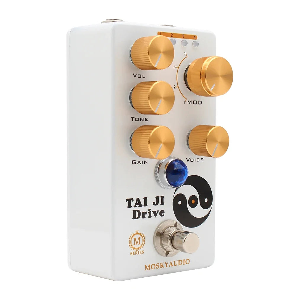 MOSKY TAI JI Drive Guitar Effect Pedal Amp-In-A-Box Overdrive Effect Pedal Overdrive Guitar Pedal True Bypass Full Metal Shell
