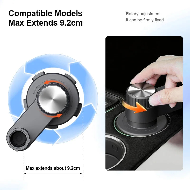 Multifunctional Car Cup Holder Extension Bracket Small Tray Auto Interior Organizer - Dining Tray Storage for Vehicle Interior