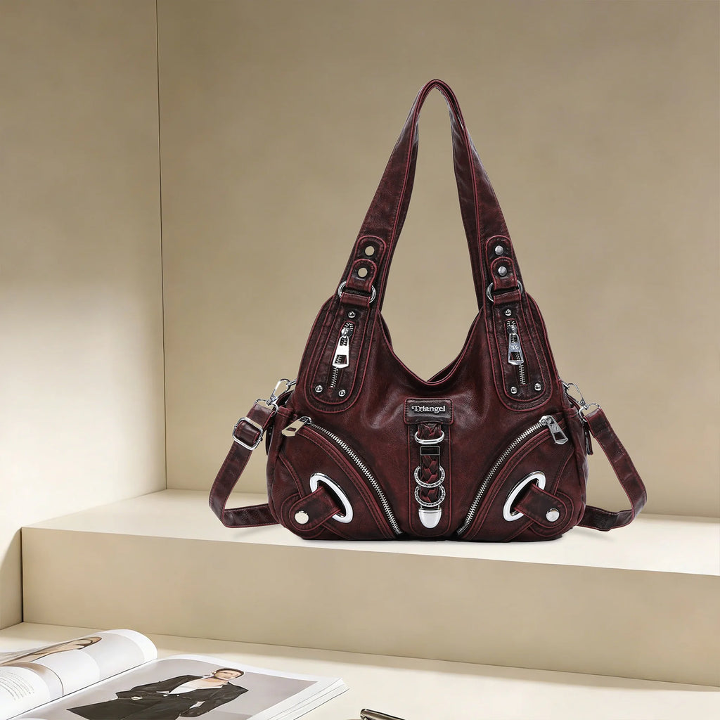 Women Handbags Fashion Leopard Shoulder Bag Large Tote Top-handle Shopping Pack Multifunctional Satchel Lady Hobos Big Purse