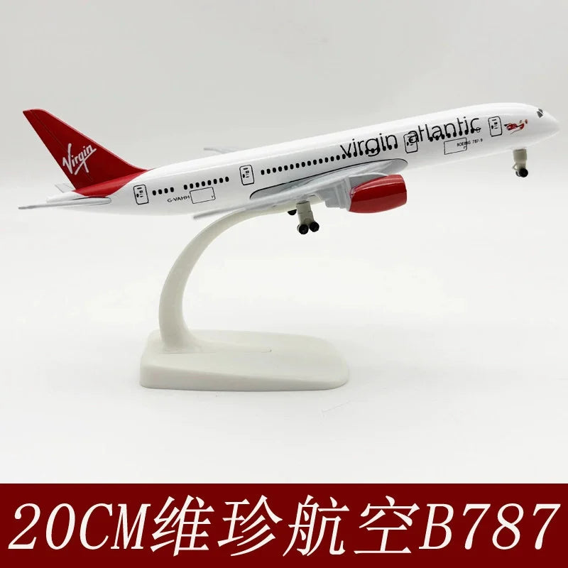 Airplane Model 20CM Metal Diecast Alloy Airlines a350/B787/a330 Airways For Friend Children Toddler Boy Toys Collection