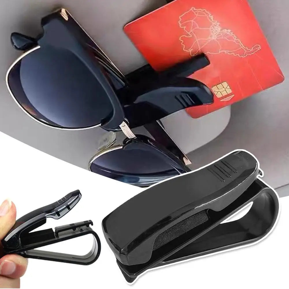 Car Sun Visor Glasses Clips, Multi-functional Sunglasses Clips, Sun Bill Card, Visor Holder, Clip Storage Car P1I1